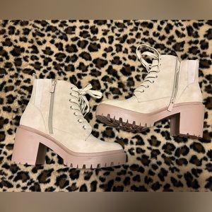 NWT Tan Hiker Bootie